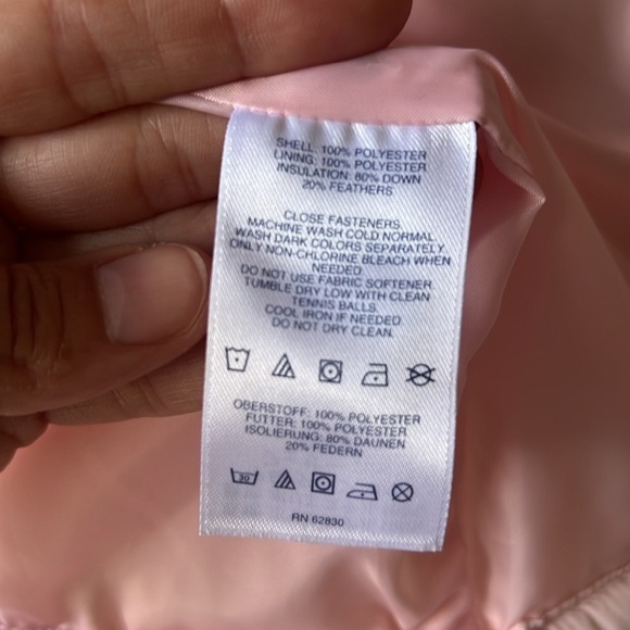 Land’s End Pink Puffer Vest - Picture 6 of 6